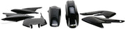 UFO Plastics Kit - Kawasaki KXF250 2004 - Black