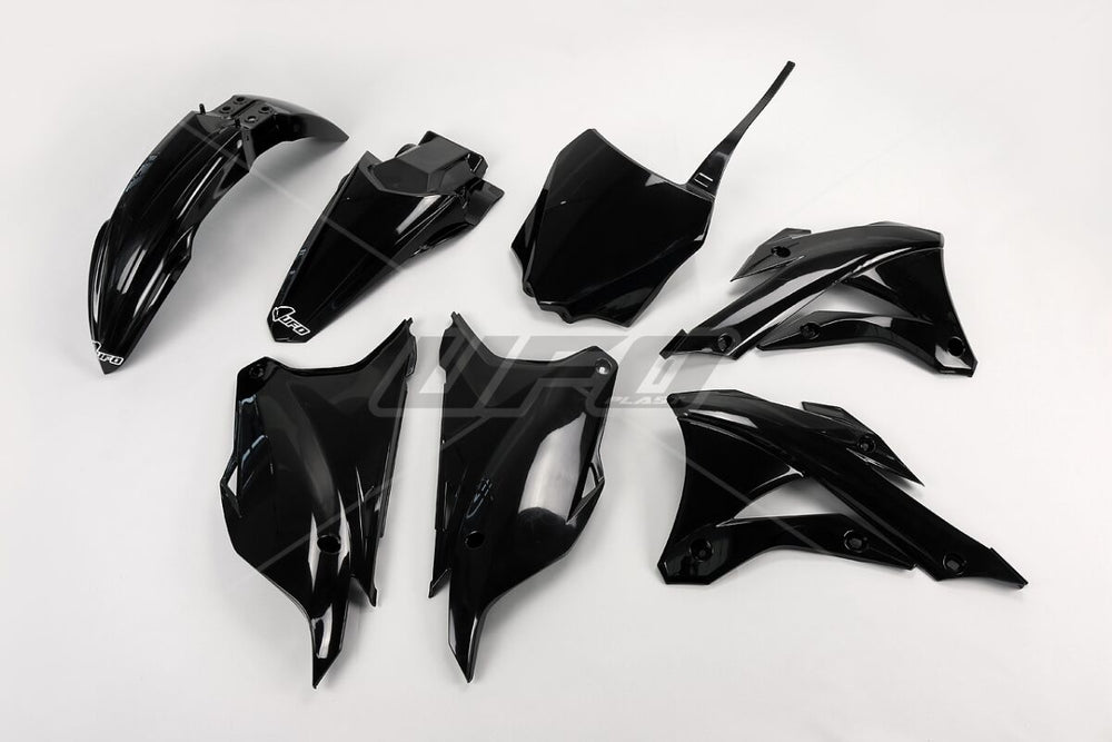 UFO Plastics Kit - Kawasaki KX85 2014-18 - Black