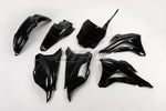 UFO Plastics Kit - Kawasaki KX85 2014-18 - Black