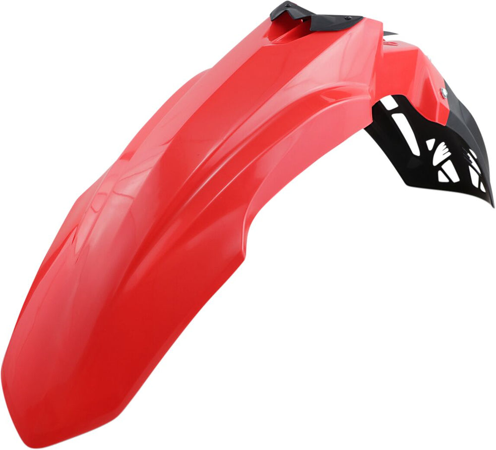 Cycra Cycralite Vented Front Fender - Honda CRF450RX 2017-2018 - Red
