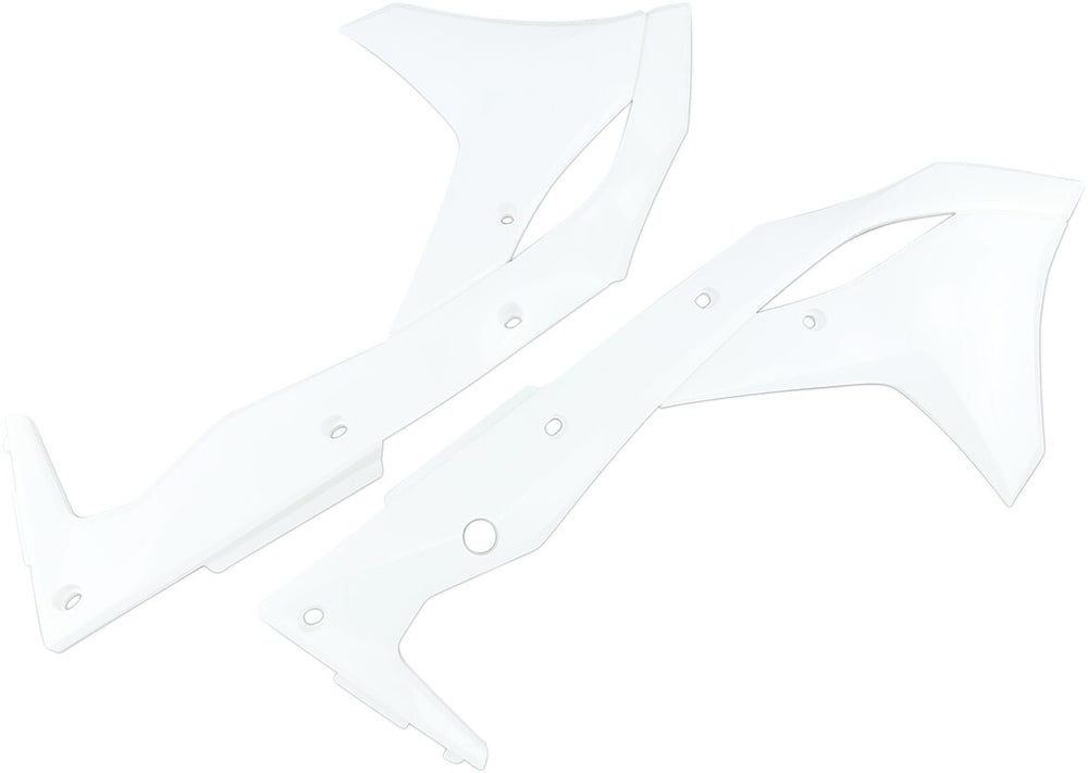 UFO Radiator Scoops - Kawasaki KXF250 2017-18 - White