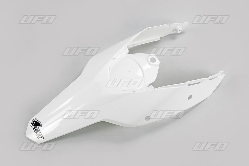 UFO Rear Fender & Side Panel Unit - KTM EXC 2008-11 - White