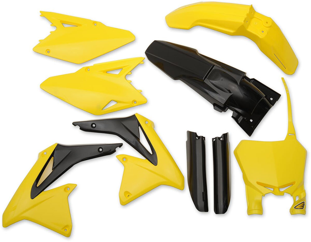 Cycra Plastics Kit For Suzuki RMZ450 2008-2017 - Yellow/Black