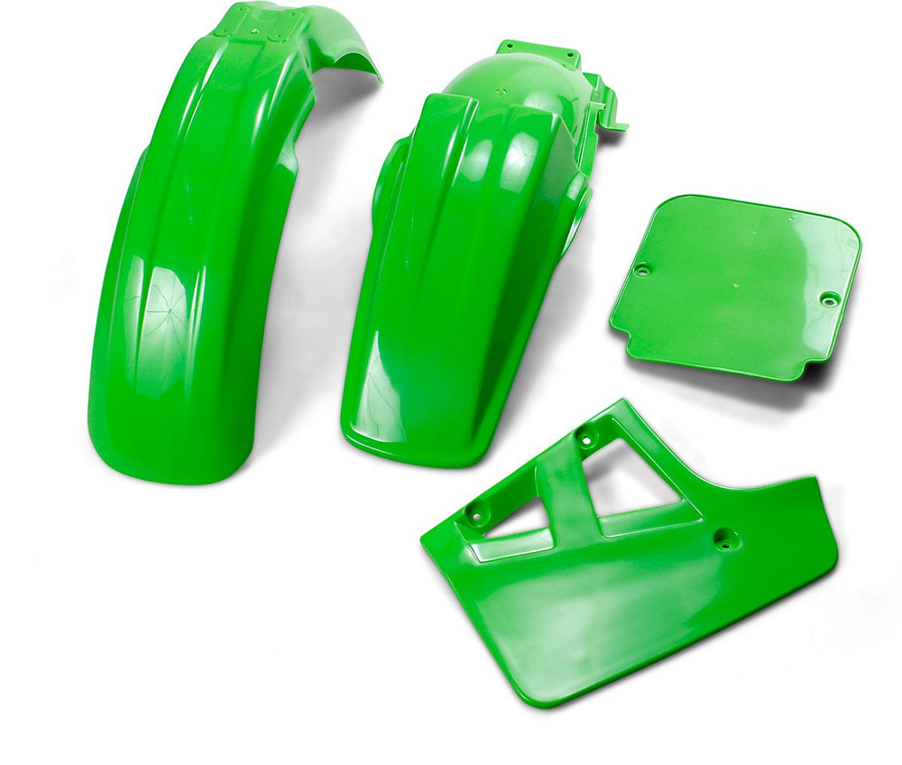 UFO Plastics Kit - Kawasaki KX125 1988 - Green