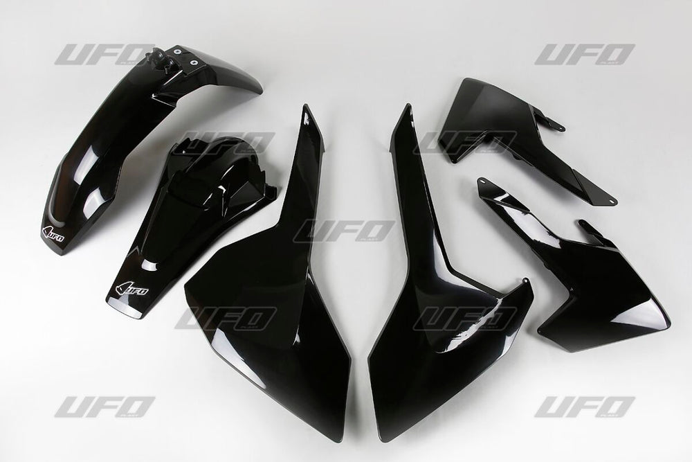 UFO Plastics Kit - Husqvarna FE 250/350/450/501 & TX125 2017 - Black