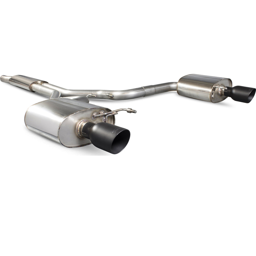 Scorpion Exhaust Cat-Back (Res) Twin Daytona BLK - Ford Mustang 2.3 EcoBoost (Non-GPF Model) 15-19