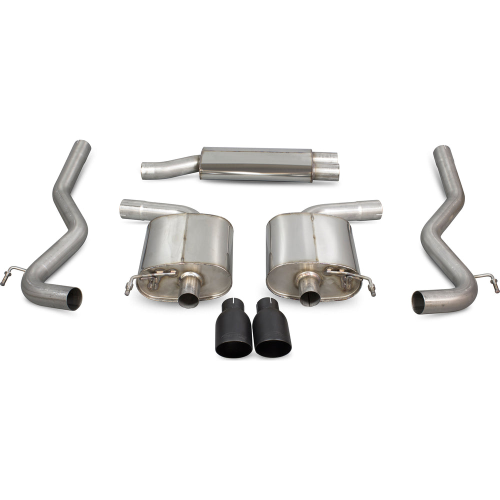 Scorpion Exhaust Cat-Back (Res) Twin Daytona BLK - Ford Mustang 2.3 EcoBoost (Non-GPF Model) 15-19