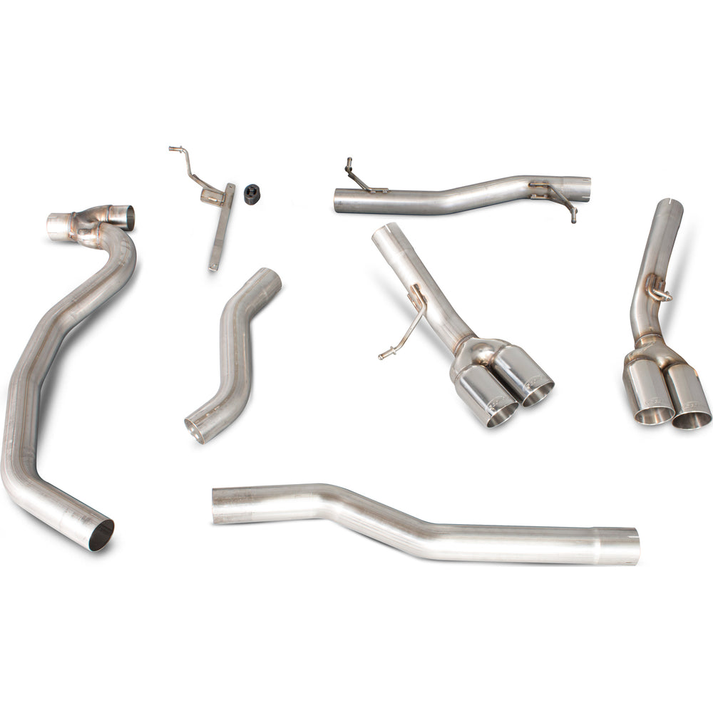 Scorpion Exhaust Cat/DPF-Back Quad Daytona - Volkswagen T5 Transporter & Caravelle