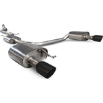 Scorpion Exhaust Cat-Back (Res) Twin Daytona BLK - Audi A5 B8 2.0 TFSi 2012 - 2016