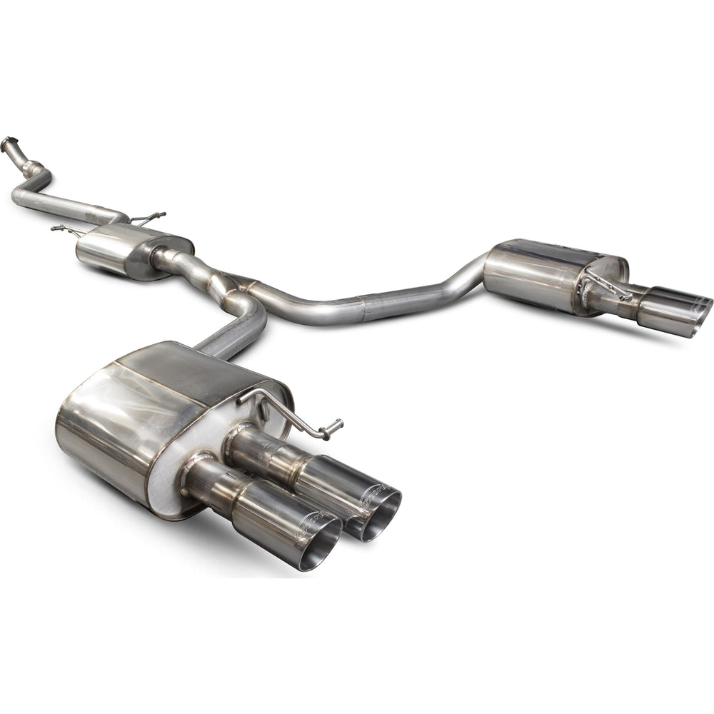 Scorpion Exhaust Cat-Back (Res) Quad Daytona - Audi A5 B8 2.0 TFSi 12+