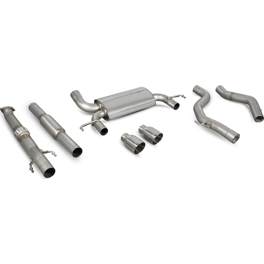 Scorpion Exhaust Cat-Back (Res) Twin Daytona - Vauxhall Corsa E VXR (Non-GPF Model) 2015 - 2018