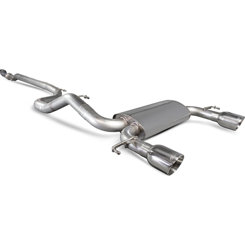 Scorpion Exhaust Cat-Back Twin Daytona - Vauxhall Corsa E VXR (Non-GPF Model) 2015 - 2018