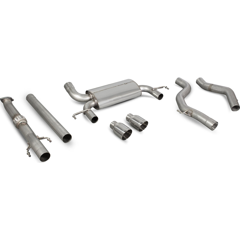Scorpion Exhaust Cat-Back Twin Daytona - Vauxhall Corsa E VXR (Non-GPF Model) 2015 - 2018