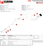Scorpion Exhaust Cat-Back Daytona BLK - Audi S3 8P 2.0T Quattro (3 Door & Sportback) 06-12