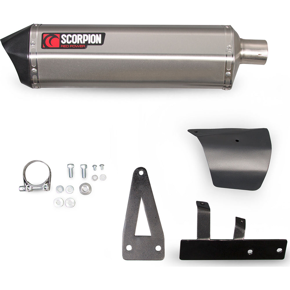 Scorpion Serket Parallel Stainless Oval Exhaust - Honda CRF 1000 L Africa Twin 2015 - 2019