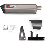 Scorpion Serket Parallel Stainless Oval Exhaust - Honda CRF 1000 L Africa Twin 2015 - 2019