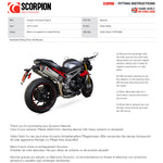Scorpion Serket Parallel Titanium Oval Exhaust For Triumph Speed Triple 1050 2016-2017