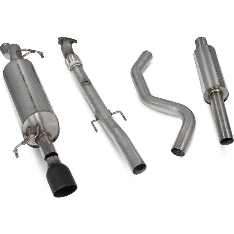 Scorpion Exhaust Cat-Back (Res) Single Daytona BLK - Vauxhall Corsa E 1.0T (Non-GPF Model) 2014 - 2019