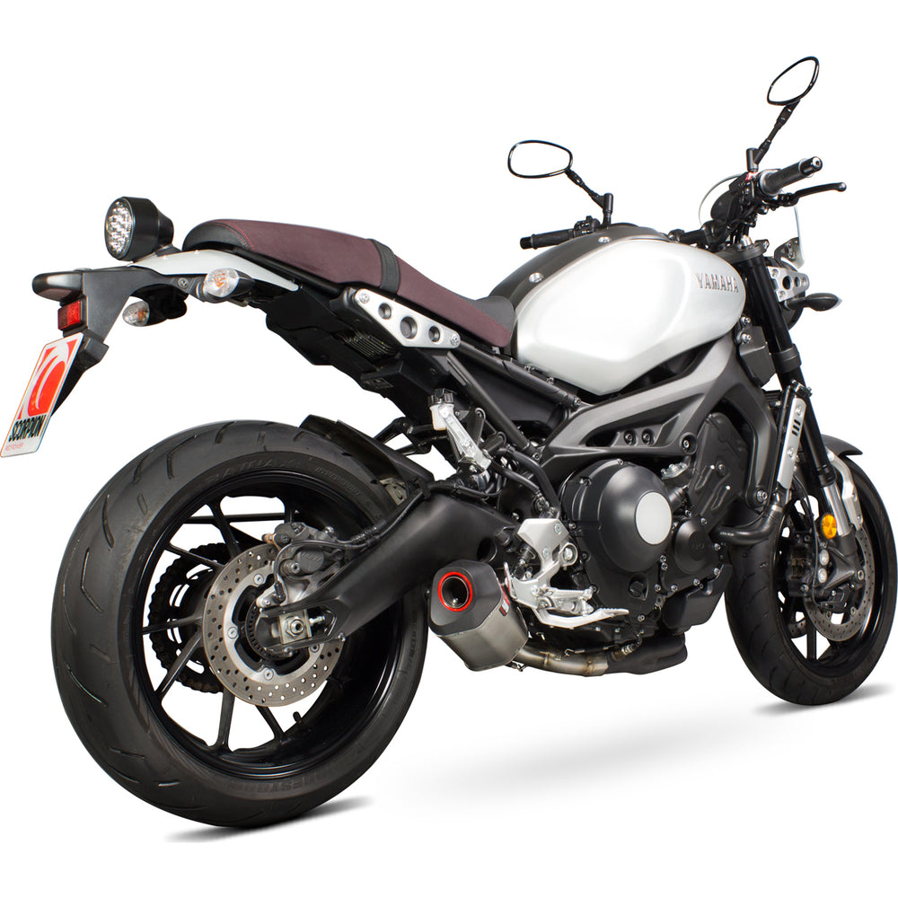 Scorpion Serket Parallel Stainless Oval Exhaust For Yamaha XSR 900 2016-2021