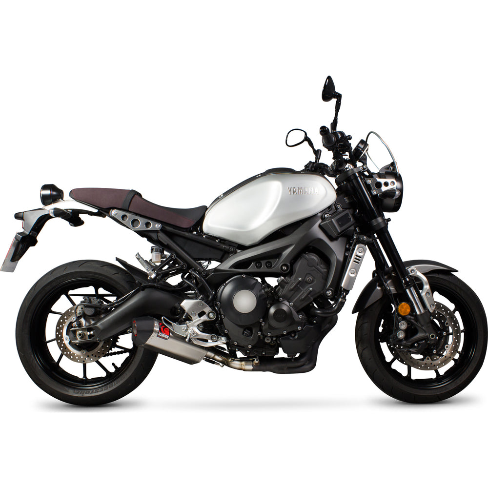 Scorpion Serket Parallel Stainless Oval Exhaust For Yamaha XSR 900 2016-2021