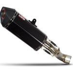 Scorpion Serket Parallel Carbon Oval Exhaust For Yamaha XSR 900 2016-2021