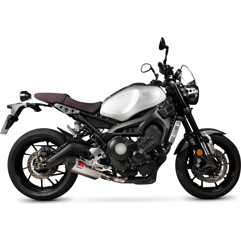 Scorpion Serket Parallel Titanium Oval Exhaust For Yamaha XSR 900 2016-2021