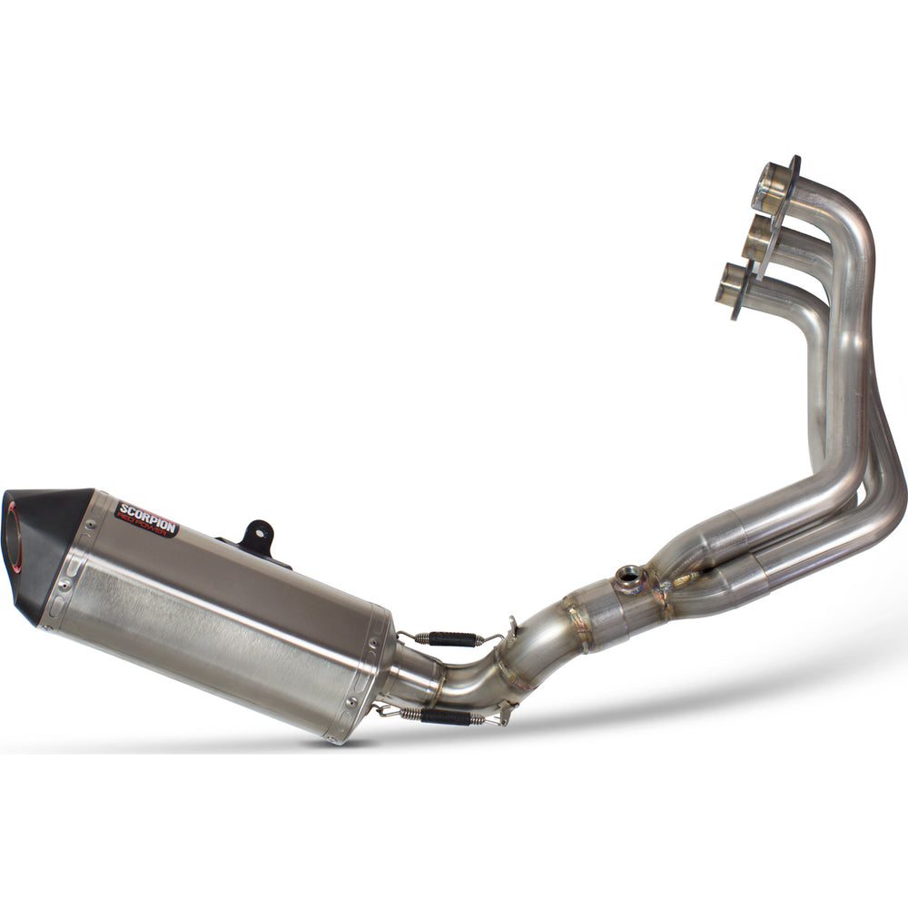 Scorpion Serket Parallel Stainless Oval Exhaust For Yamaha XSR 900 Full System 2016-2021