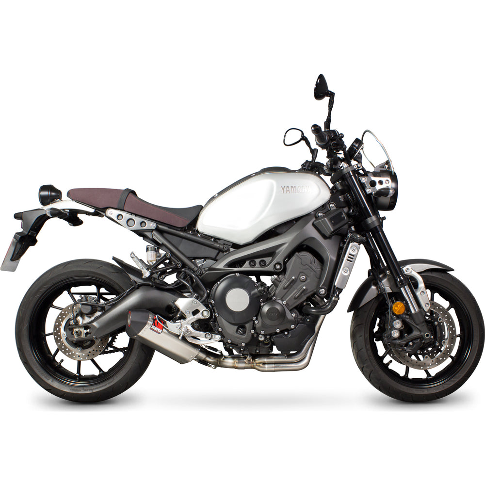 Scorpion Serket Parallel Stainless Oval Exhaust For Yamaha XSR 900 Full System 2016-2021