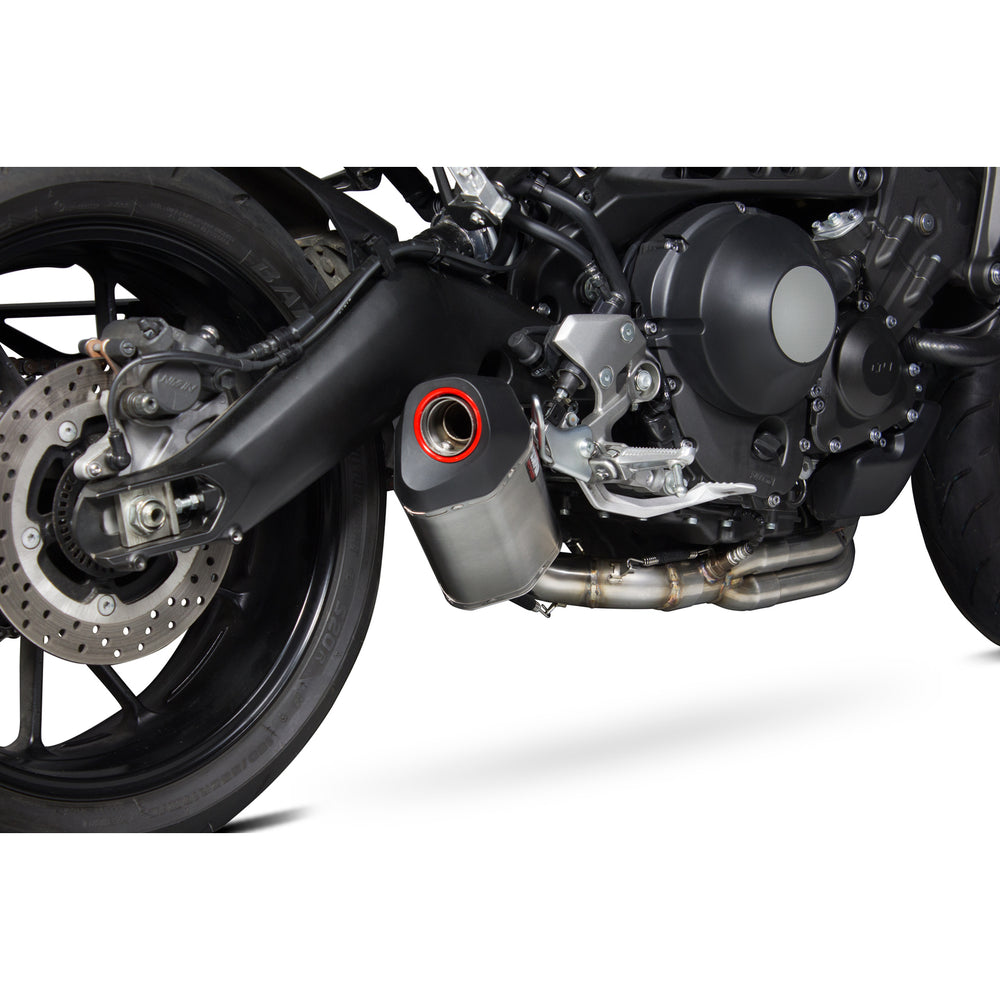 Scorpion Serket Parallel Stainless Oval Exhaust For Yamaha XSR 900 Full System 2016-2021