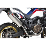 Scorpion Serket Parallel Stainless Oval Exhaust For Honda CRF 1000 L Africa Twin 2015-2017