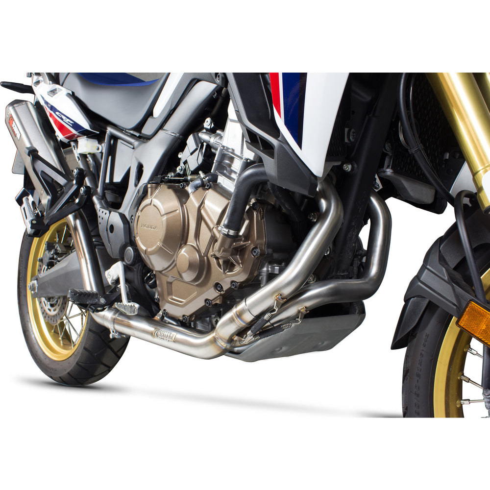 Scorpion Serket Parallel Stainless Oval Exhaust For Honda CRF 1000 L Africa Twin 2015-2017