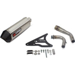 Scorpion Serket Parallel Black Ceramic Oval Exhaust For Peugeot Django 125 And 150 2015-2017