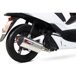 Scorpion Serket Parallel Stainless Oval Exhaust For Honda PCX 125 2014-2016