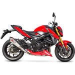 Scorpion Serket Taper Stainless Oval Exhaust For Suzuki GSX-S 750 2017-2022
