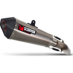 Scorpion Serket Taper Titanium Oval Exhaust For Suzuki GSX-S 750 2017-2022