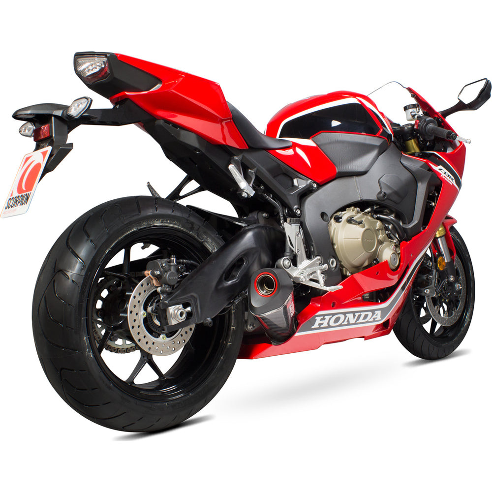 Scorpion Serket Taper Carbon Oval Exhaust - Honda CBR 1000 RR 2017 - 2019