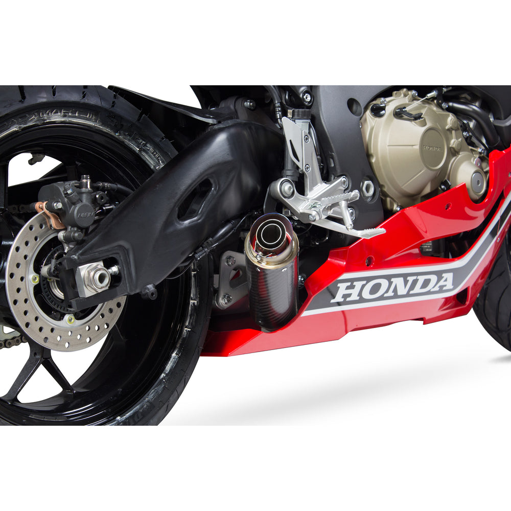 Scorpion RP-1 GP Carbon Round Exhaust For Honda CBR 1000 RR 17-18