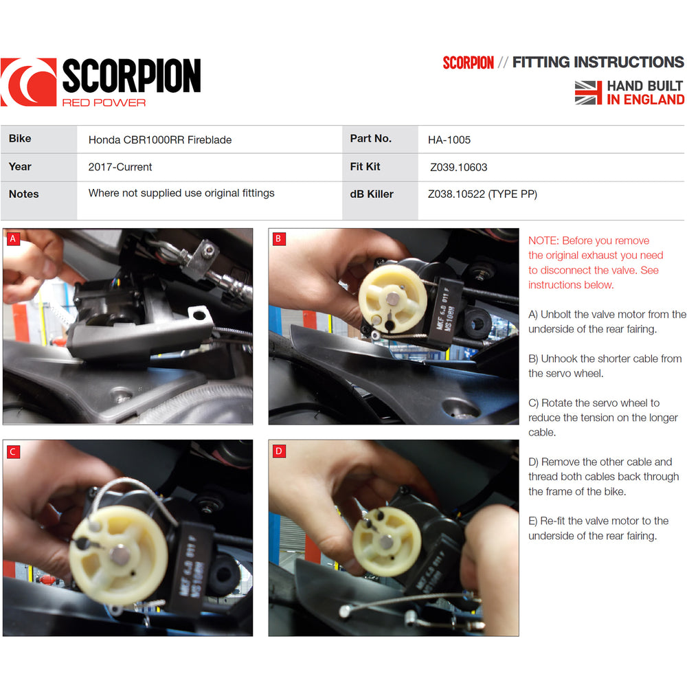 Scorpion RP-1 GP Carbon Round Exhaust For Honda CBR 1000 RR 17-18