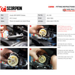 Scorpion RP-1 GP Carbon Round Exhaust For Honda CBR 1000 RR 17-18