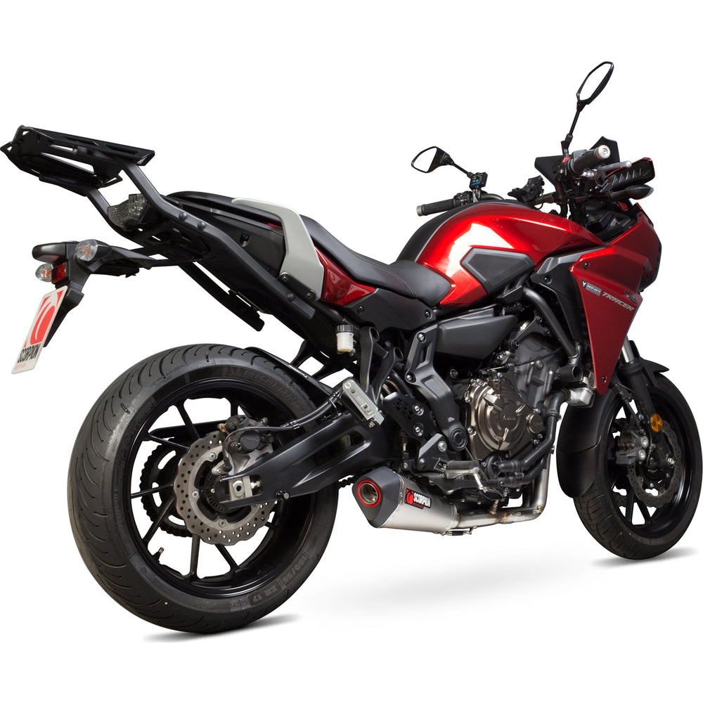 Scorpion Serket Taper Titanium Oval Exhaust For Yamaha Tracer 700 2016-2019