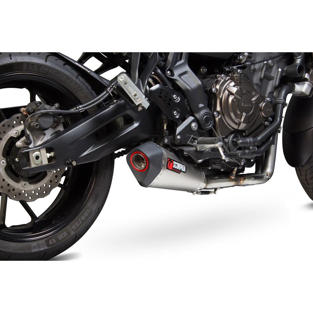 Scorpion Serket Taper Titanium Oval Exhaust For Yamaha Tracer 700 2016-2019