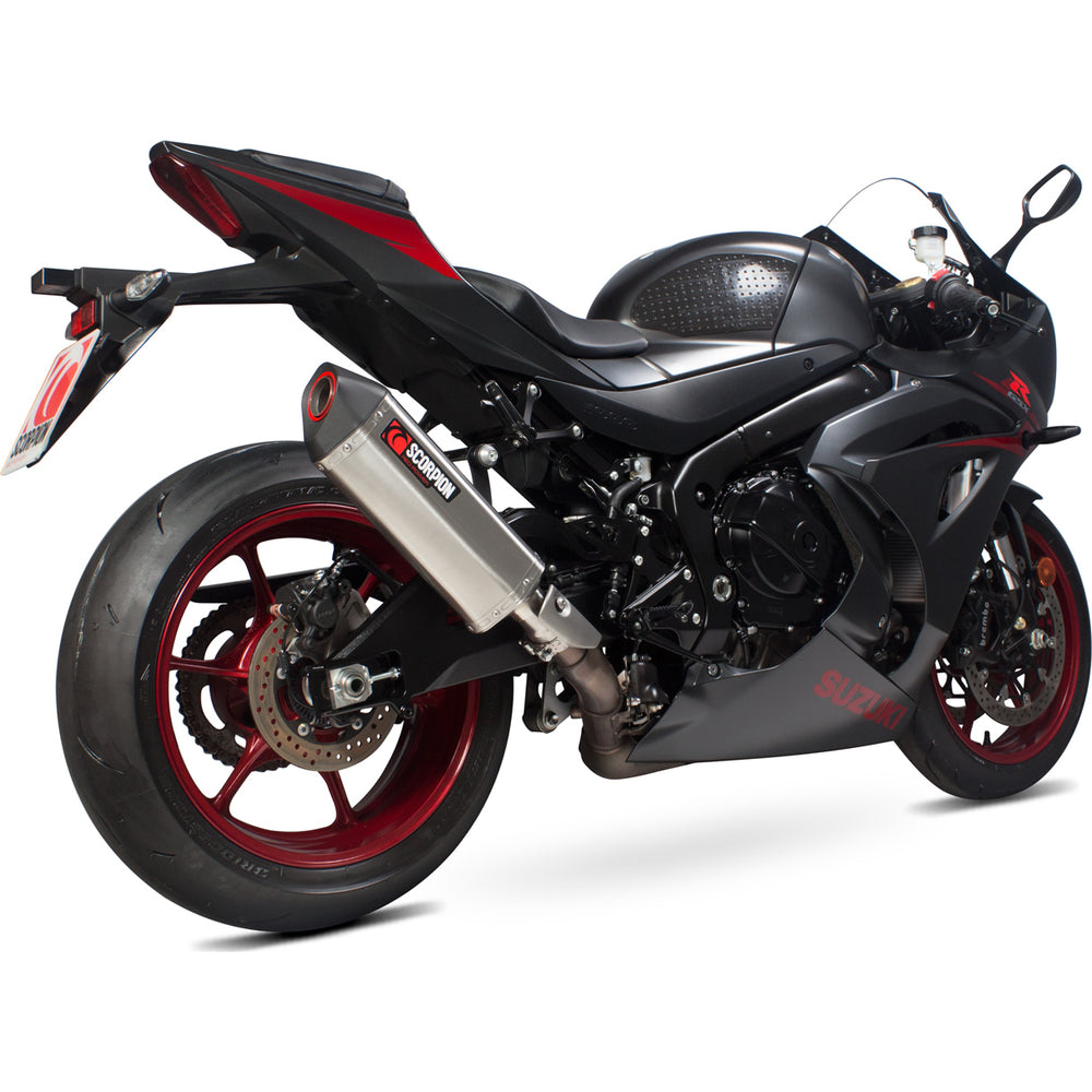 Scorpion Serket Parallel Stainless Oval Exhaust For Suzuki GSX-R 1000 2017-2018