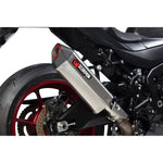 Scorpion Serket Parallel Stainless Oval Exhaust For Suzuki GSX-R 1000 2017-2018