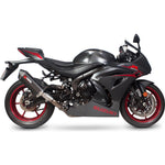 Scorpion Serket Parallel Black Ceramic Oval Exhaust For Suzuki GSX-R 1000 2017-2018