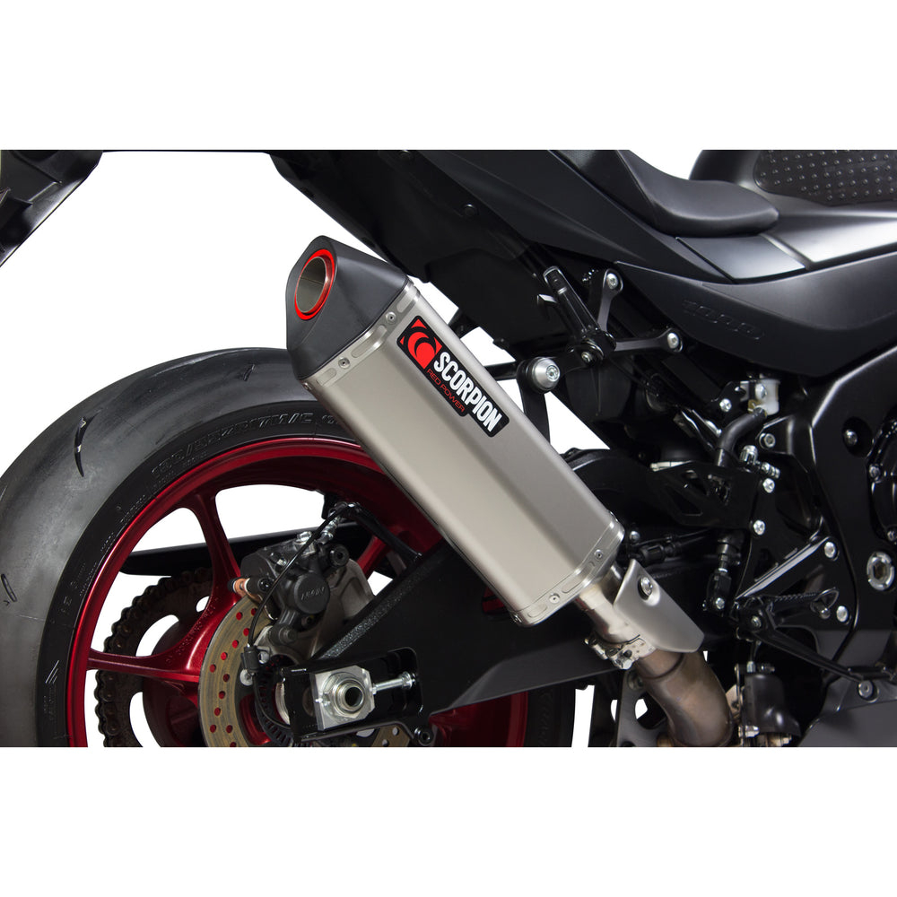 Scorpion Serket Parallel Titanium Oval Exhaust For Suzuki GSX-R 1000 2017-2018