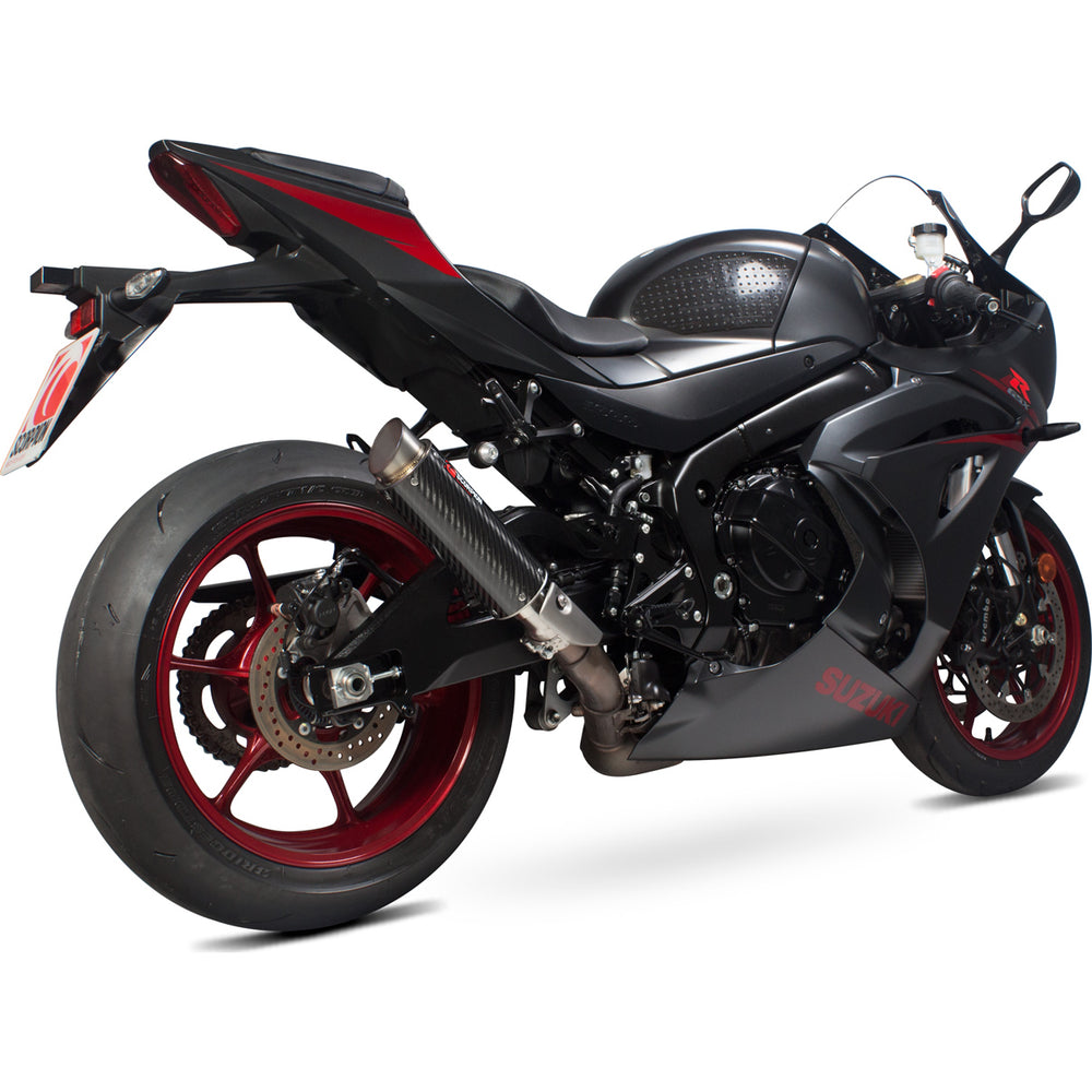 Scorpion RP-1 GP Carbon Round Exhaust For Suzuki GSX-R 1000 2017-2018