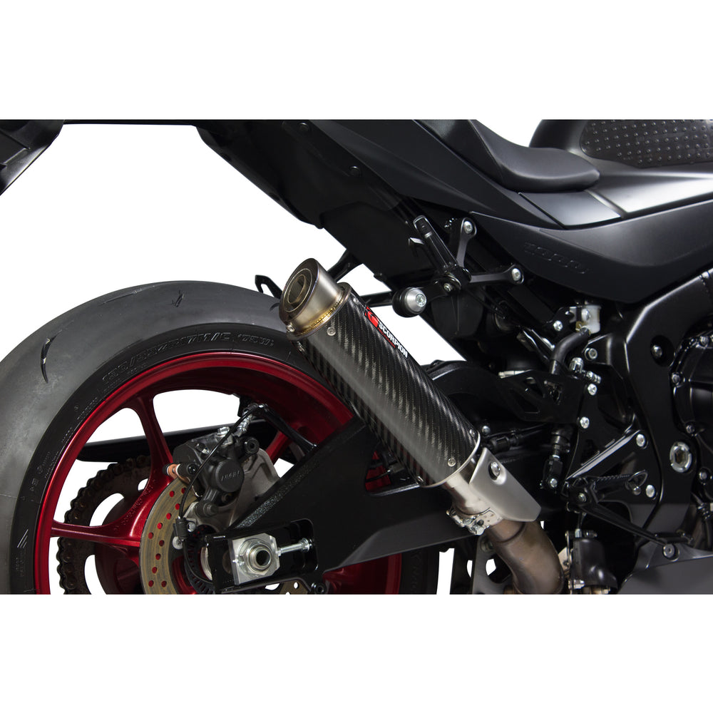 Scorpion RP-1 GP Carbon Round Exhaust For Suzuki GSX-R 1000 2017-2018