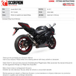 Scorpion RP-1 GP Carbon Round Exhaust For Suzuki GSX-R 1000 2017-2018