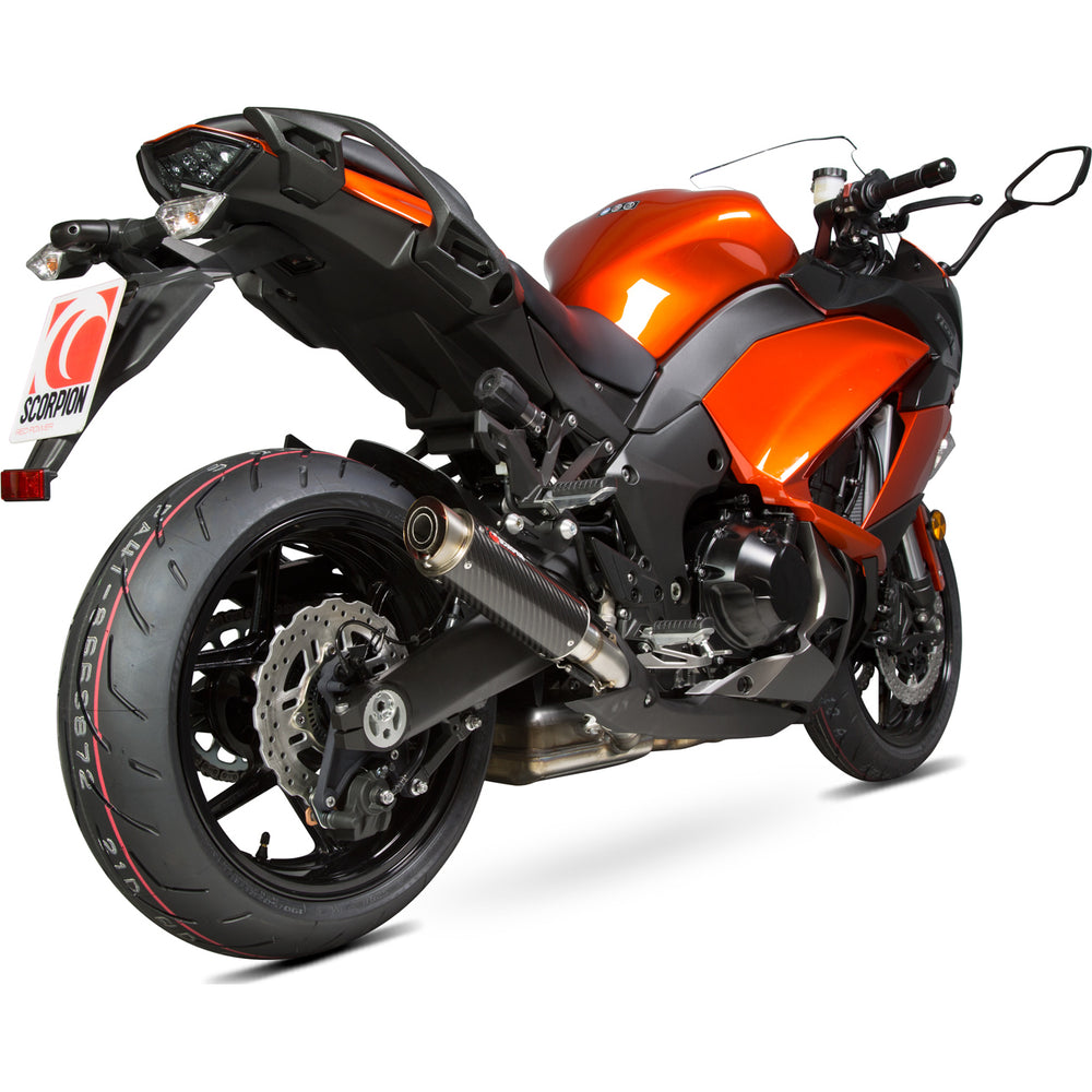 Scorpion RP-1 GP Carbon Round Exhaust For Kawasaki Z 1000 SX 2014-2016