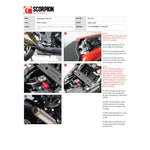Scorpion RP-1 GP Carbon Round Exhaust For Kawasaki Z 1000 SX 2014-2016